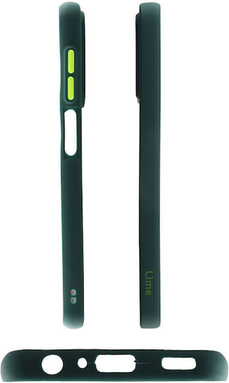 Lime Hardshell Fusion Full Camera Protection Back Cover Πλαστικό / Σιλικόνης Διάφανο / Πράσινο (Galaxy M13)