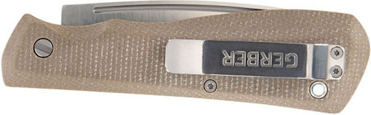 Gerber Mansfield Natural Pocket Knife Natural Total Length 18.8cm with Blade 8.9cm