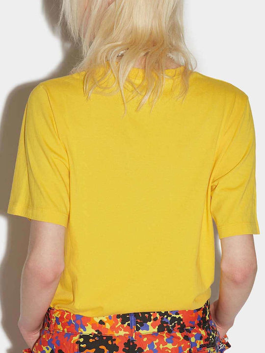 Dsquared2 Women's T-shirt Yellow