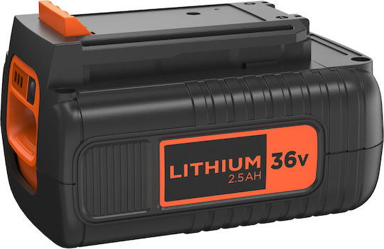 Black & Decker Werkzeugbatterie Lithium 36V mit Kapazität 2.5Ah