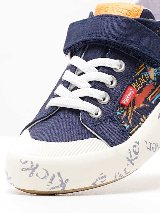 Gody Παιδικά Sneakers με Σκρατς Μπλε