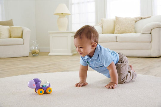 Fisher Price Push Along Poppity Pop Animals - Hippo with Sounds for 6++ Months
