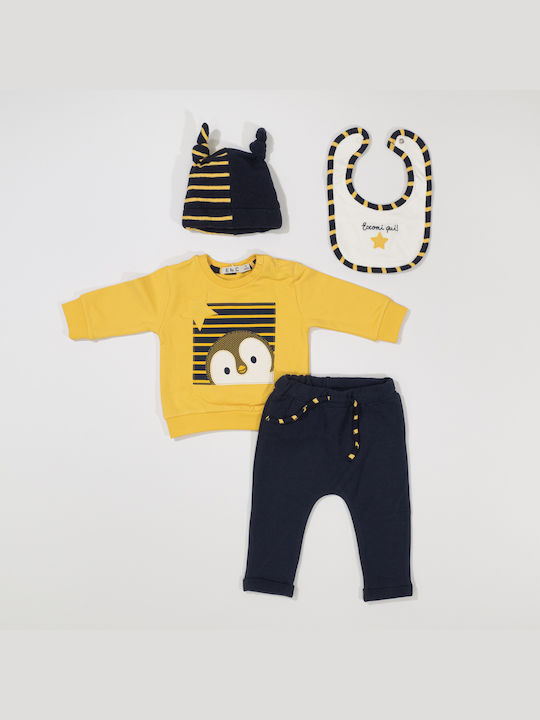 EMC Kids Set with Pants Winter 2pcs Yellow