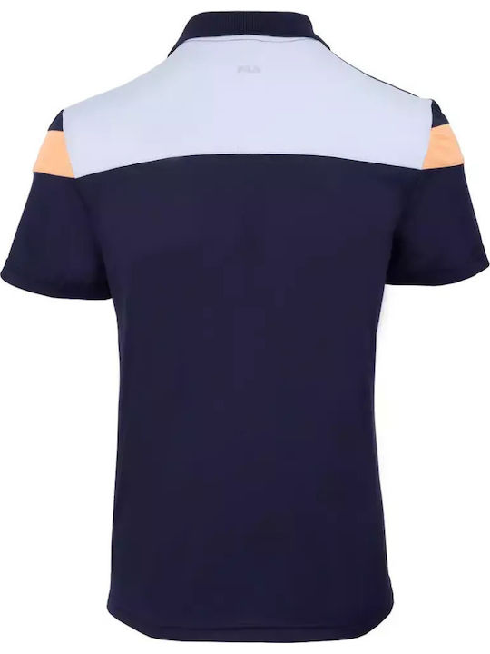 FILA Adrian AOM239103E-1500 Herren Tennisbekleidung Bluse Blau