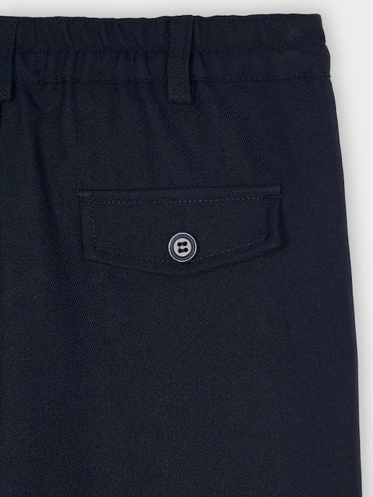 Mayoral Kids' Fabric Pants Navy Blue