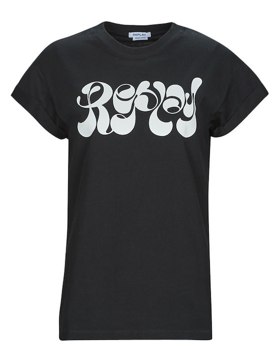 Damen T-Shirt Schwarz