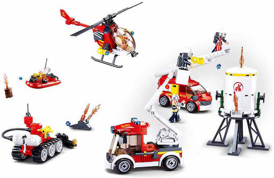 Sluban Blocks Fire Brigade Set for 6 - 12 Years 490pcs