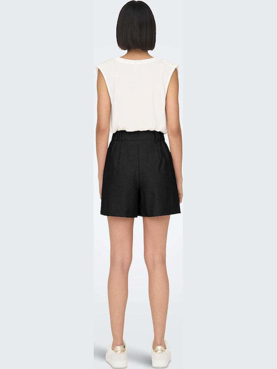 Women's High-waisted Shorts Black