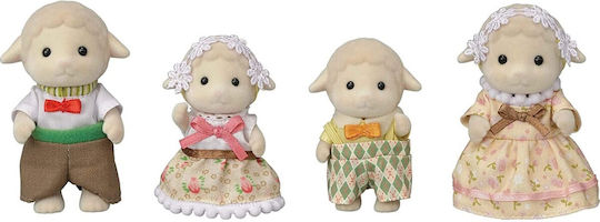 Epoch Toys Миниатюрна играчка Sheep Family Силвански семейства за 3+ Години