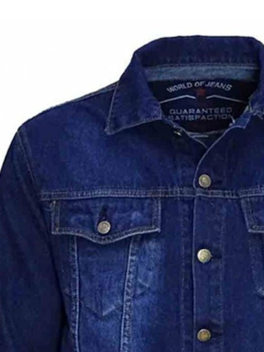 Luciano Faketti Western denim jacket blue