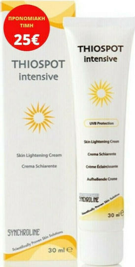 Synchroline Thiospot Intensive UVB Protection Λευκαντική Κρέμα Προσώπου με SPF10 30ml
