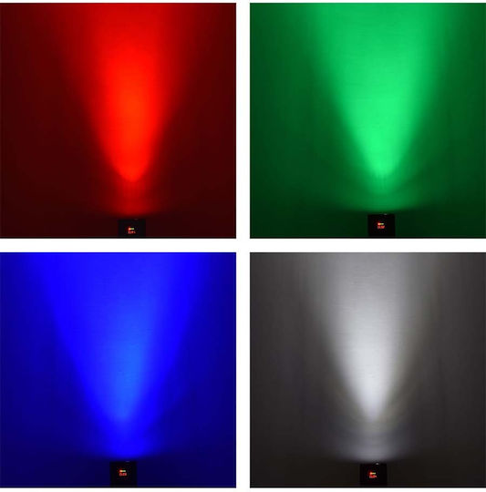 QTX Sound Φωτορυθμικό LED PAR DMX Tri-PAR RGBW