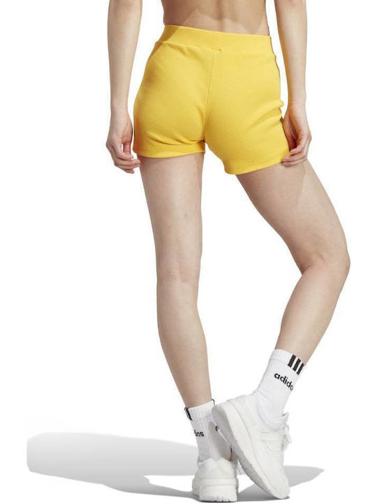 adidas Women's Activewear Shorts Yellow