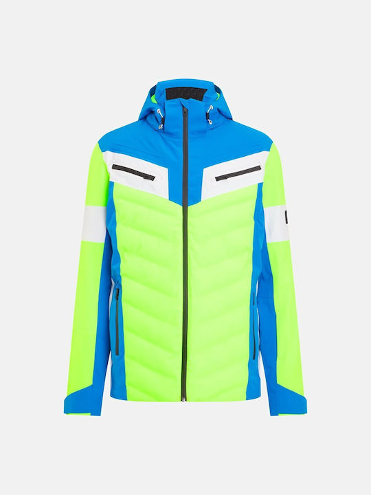 Idris Winter Jacket Puffer Lime/Royal