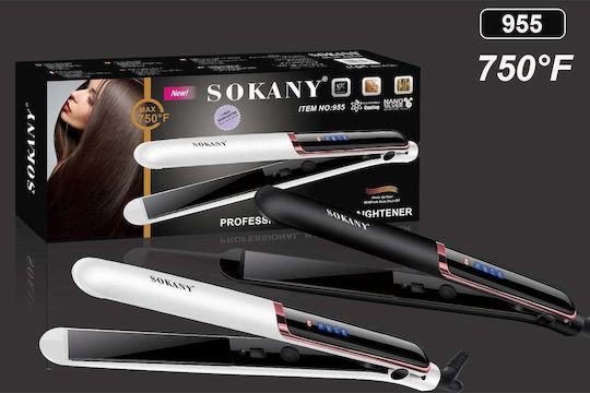 Sokany 955 Hair Straightener with Ceramic Plates
