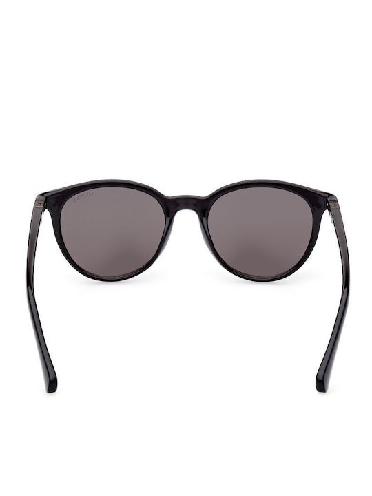 Guess Unisex Sunglasses with Black Tartaruga Horn-Rimmed Frame and Grey Lenses GU5216 01A