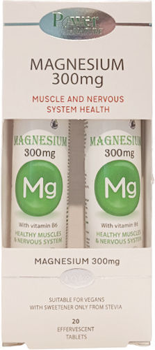 Power Of Nature Magnesium 300mg με Βιταμίνη C 40 αναβράζοντα δισκία Λεμόνι