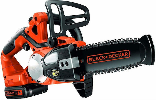 Black & Decker Κλαδευτικό Αλυσοπρίονο Μπαταρίας 18V 2.3kg με Λάμα 20cm