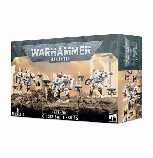 Games Workshop Warhammer 40000 - Tau Empire: XV8 Crisis Battlesuit Team Фигури 99120113072