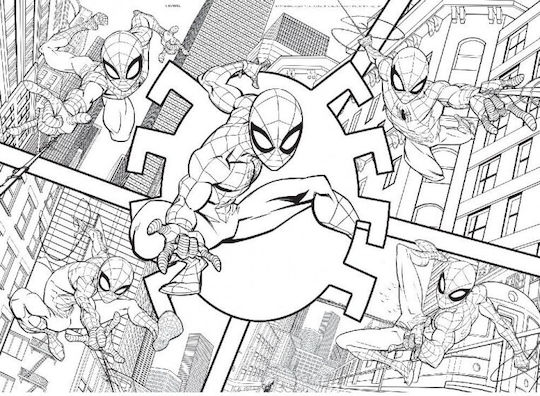 Kids Puzzle Spiderman for 3+ years+ Years 24pcs Lisciani Giochi
