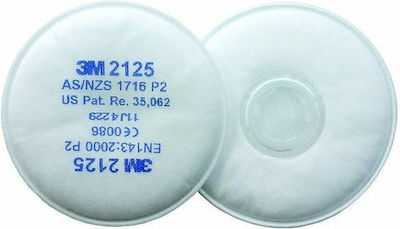 3M Mask Half Face with Filters 2125 (P2) 7502 Blue