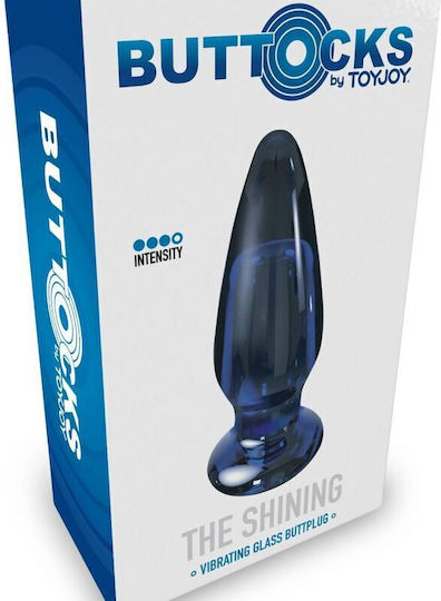 ToyJoy Buttocks The Shining Anal Plug Blue