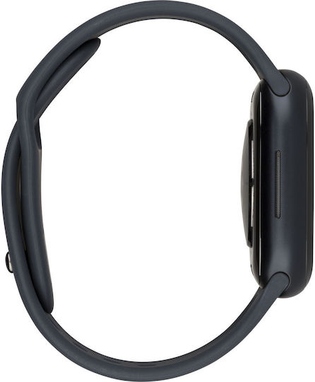 Apple Watch Series 8 Cellular Aluminium 45mm Waterproof with eSIM and Heart Rate Monitor (Midnight with Midnight Sport Band)