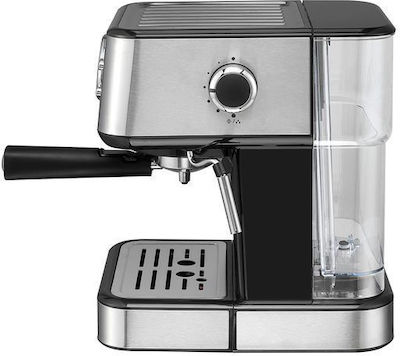 Mics MC15ES19E Mașină de Espresso 1100W Presiune 15bar Argintie