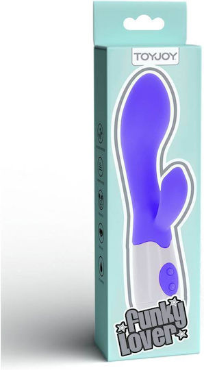 ToyJoy Funky Lover Vibrator Kaninchen Kaninchen-Vibrator 19cm Lila