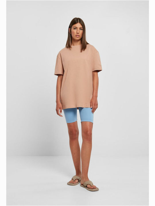 TB3634 Women's Oversized T-shirt Beige