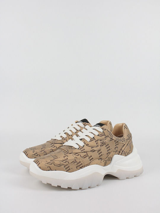 Valentina Γυναικεία Sneakers Μπεζ