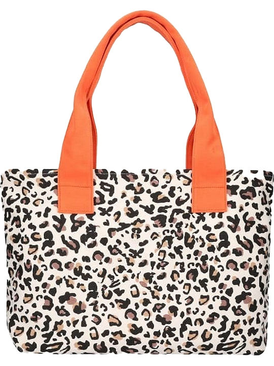 Liu Jo Υφασμάτινη Τσάντα Θαλάσσης Animal Print VA3163T5204-09B62