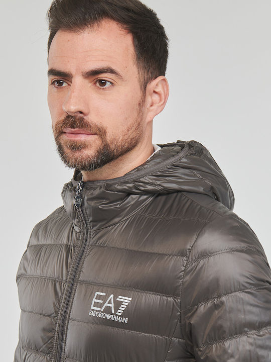 Winter Jacke Braun