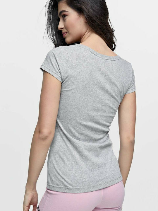 Bodymove Damen Sport T-Shirt Gray