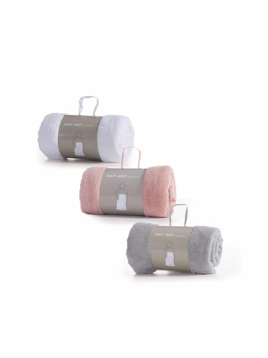 Nef-Nef Homeware Bath Towel Sandy 033296 80x146cm. Gray