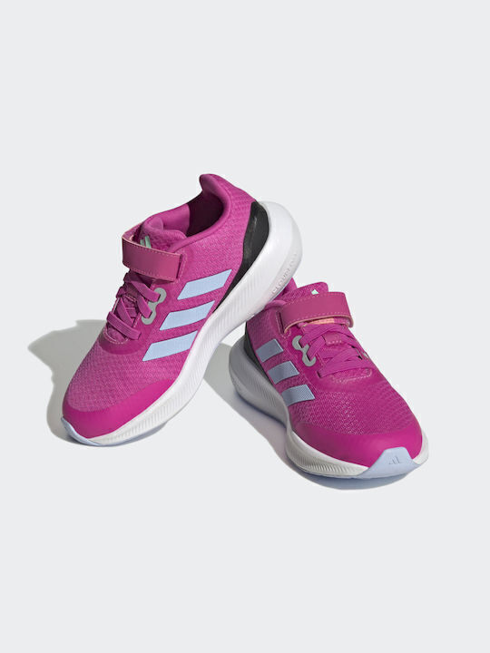 Runfalcon 3.0 El K Αθλητικά Παιδικά Παπούτσια Running με Σκρατς Lucid Fuchsia / Blue Dawn / Core Black