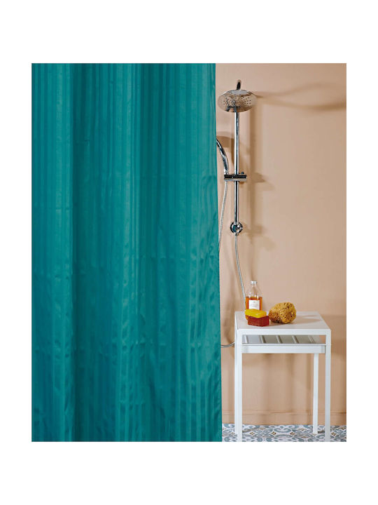 Kentia Toby Fabric Shower Grommet Curtain 240x180cm 29