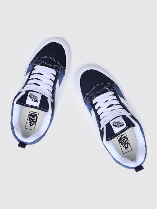 Knu Skool Sneakers Marineblau / Reines Weiß