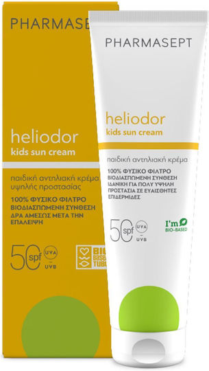 Pharmasept Heliodor Waterproof Kids Sunscreen Emulsion SPF50 150ml & Gift Children's Shower Gel 250ml
