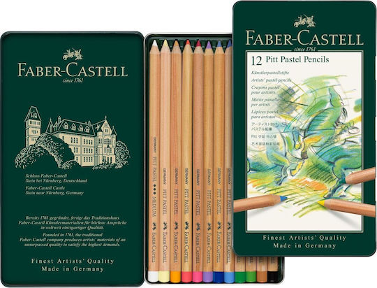 Faber-Castell Pitt Pastel Colored Pencil Set Package of 1 packages