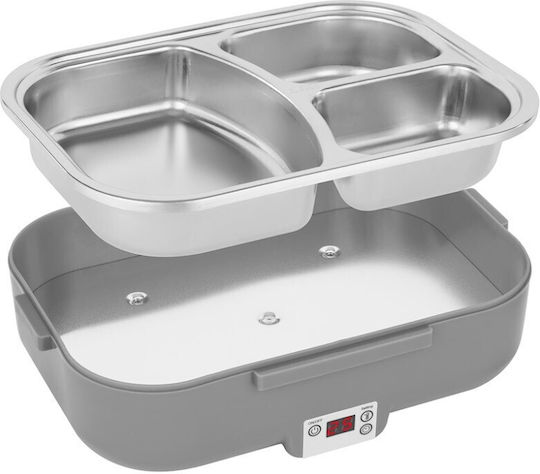 N'Oveen Inox Electric & Thermo Lunch Box Dark Grey 1000ml