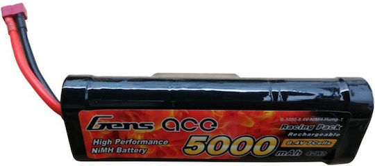Gens Ace Baterie Flat Ni-MH 8.4V 5000mAh T-Plug Pentru Vehicul RC 2 Bucăți
