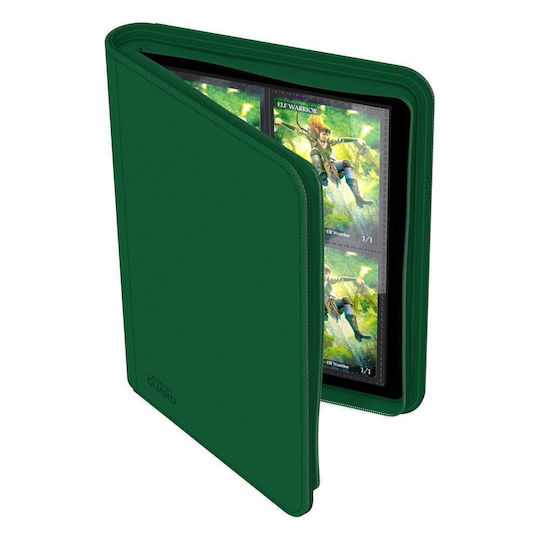 Ultimate Guard Zipfolio 160 XenoSkin Legătură 4-Buzunare Dimensiune Standard Verde