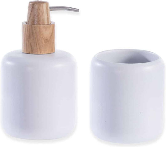 Nef-Nef Homeware Centric Επιτραπέζιο Dispenser Πλαστικό Λευκό