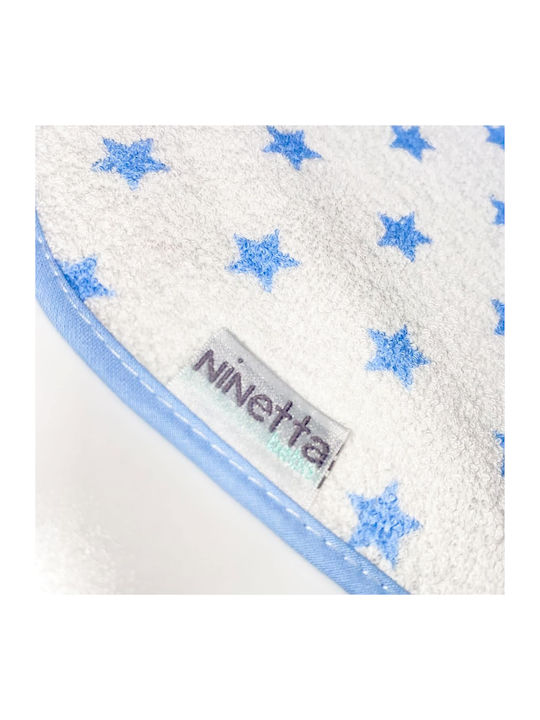 Ninetta Bebe 723 Waterproof Burp Cloth in Light Blue Color