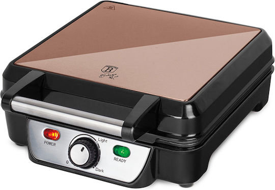 Berlinger Haus Waffle Maker For Square Waffles 4 Number Of Waffles 1100W