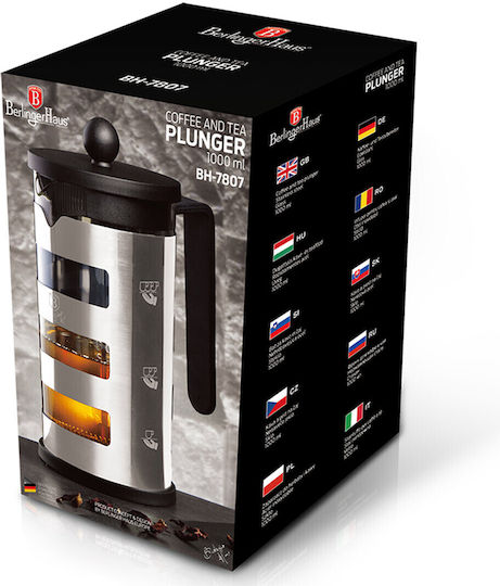Berlinger Haus Manual Filter Coffee Maker Stainless Steel Black 1lt