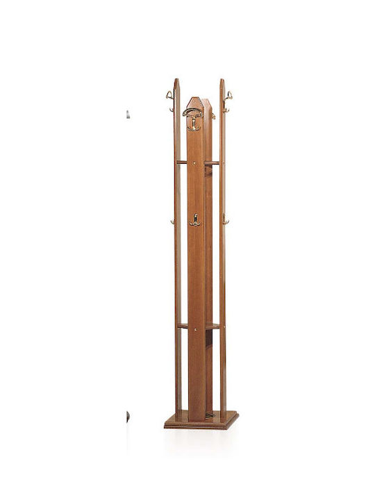 Epiplo-Fos Καλόγερος Ξύλινος Καφέ 40x40x185cm