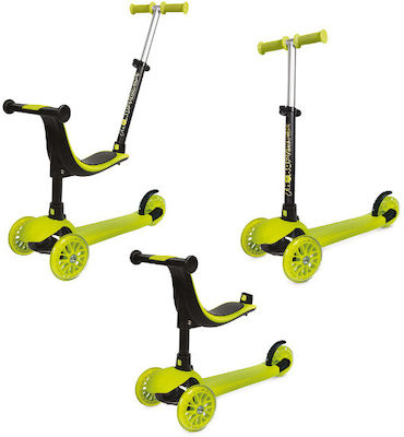 AS Kinderroller Shoko Prime 3 in 1 3-Rad mit Sitz für 12+ Monate Grün