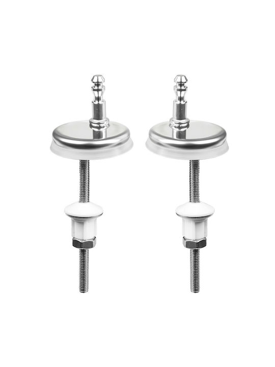 Elvit Universal Капак за тоалетна Стройна Софт Клоуз от Бакелит 41-44x36.5см Бял